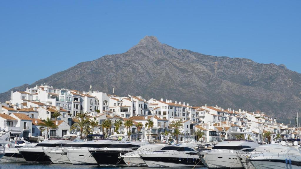 Puerto Banús, en la costa de Málaga.