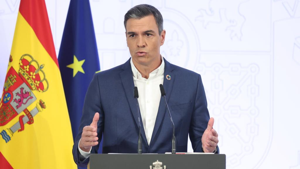 El presidente del Gobierno, Pedro Sánchez, este viernes.