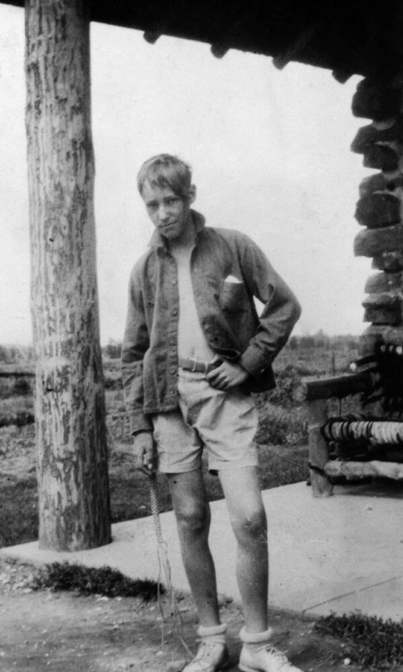 William Burroughs, a los quince años, en el Rancho Escuela Los Álamos. Foto: Universidad Estatal de Arizona