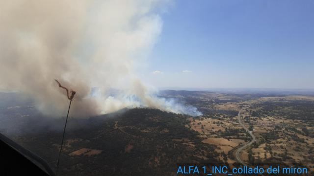 Incendio de Collado del Mirón (Ávila)
