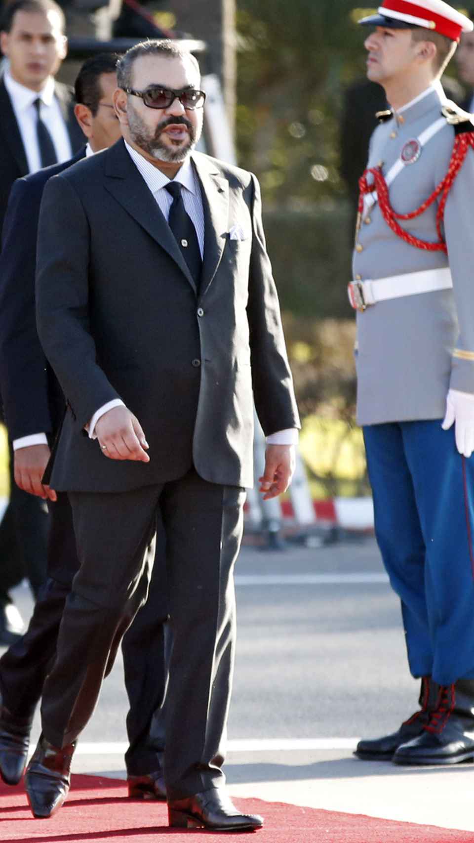 Mohamed VI durante un acto oficial en Rabat.