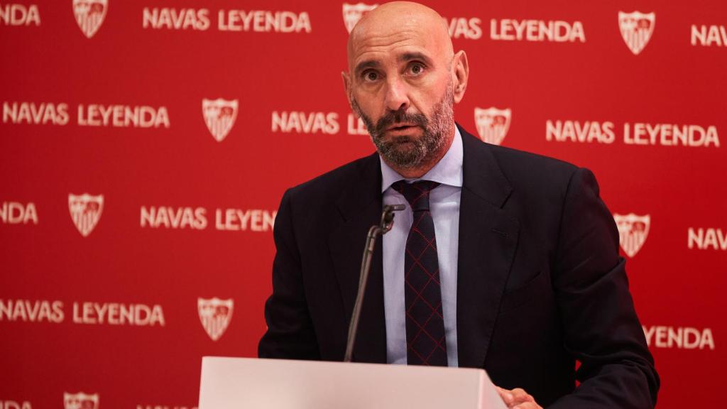 El director deportivo del Sevilla, Monchi, en un acto