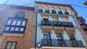 Edificio en restauración en la calle La Plata 22 de Toledo