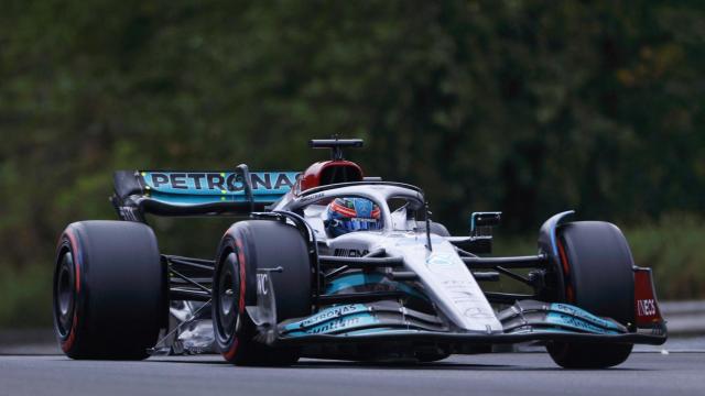 George Russell en el Gran Premio de Hungría