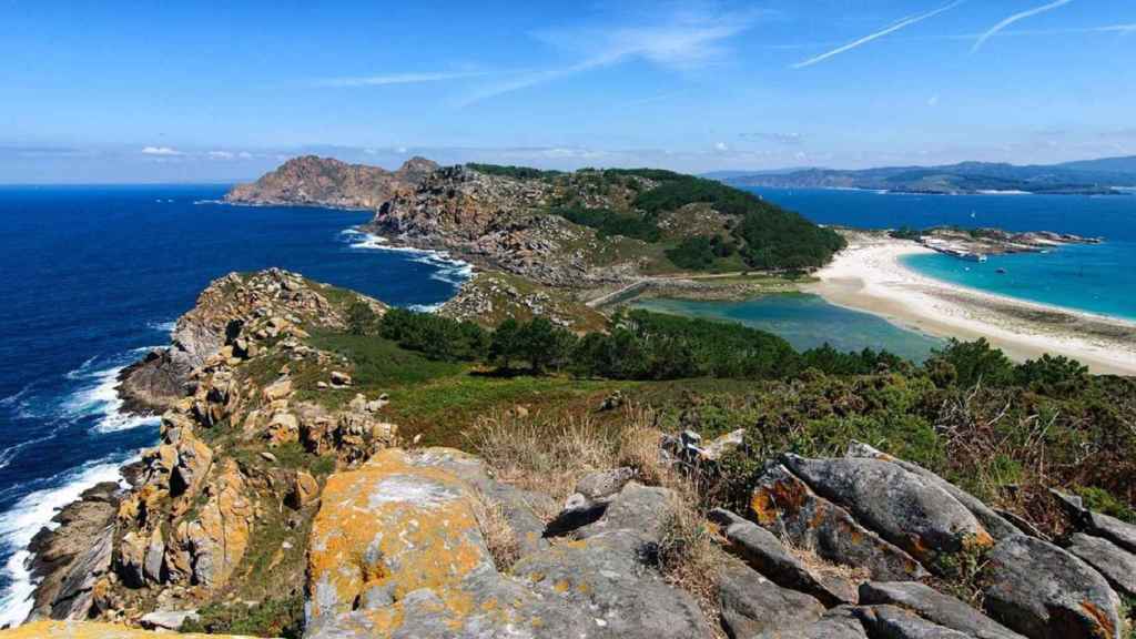 El Parque Nacional das Illas Atlánticas de Galicia.