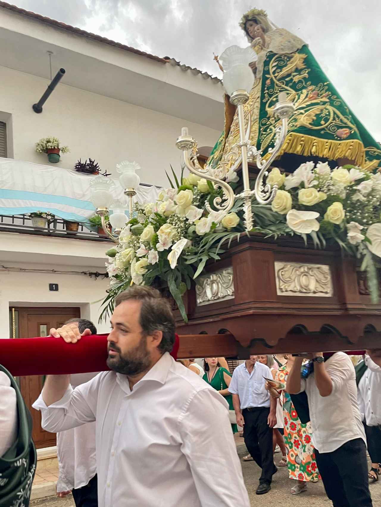 Paco Núñez en la procesión