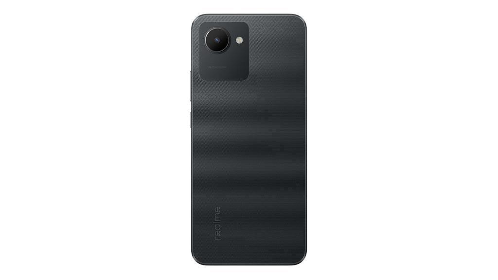 Realme C30 por detrás