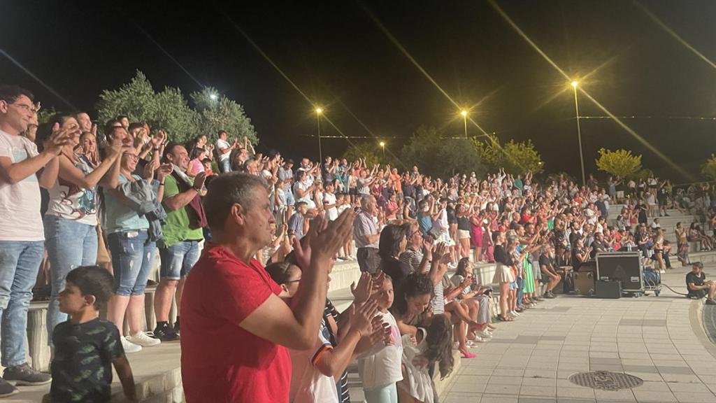 Aplausos del público durante el musical