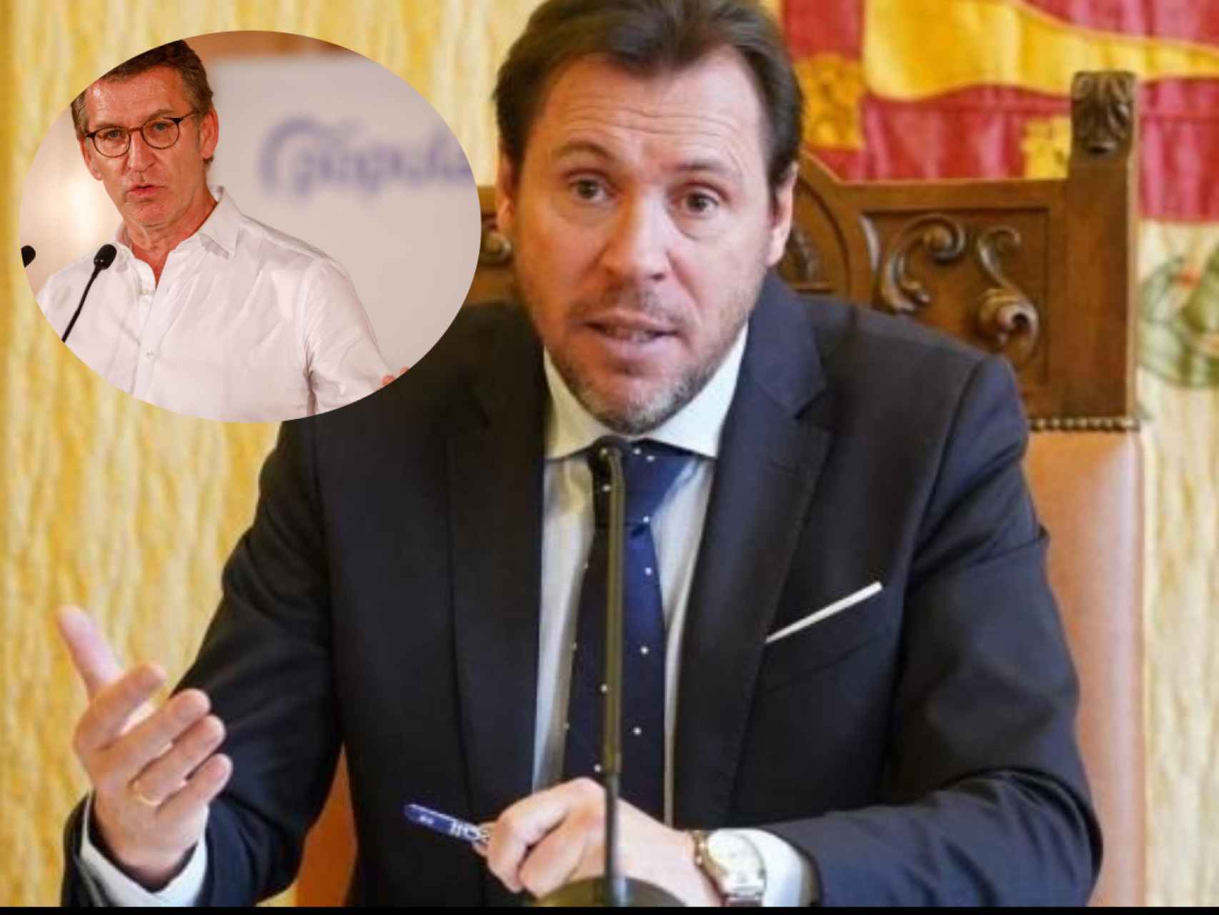 Óscar Puente, desatado contra Feijóo