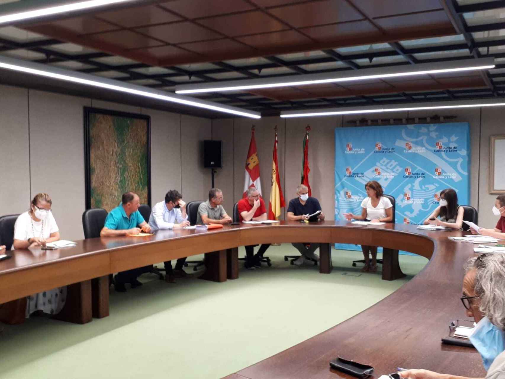 Reunión del Consejo Agrario Provincial de Zamora, este lunes.
