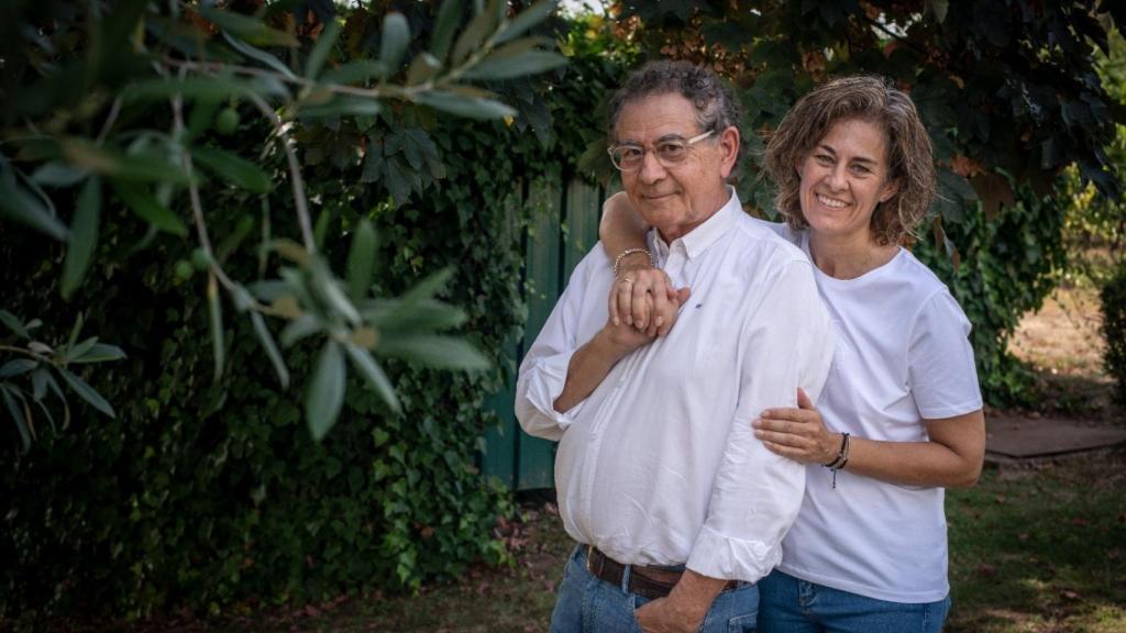 Roberto Verino junto a su hija, Cristina Mariño, en una fotografía compartida en sus redes sociales.