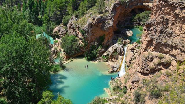 La reserva natural conquense de las Chorreras del Cabriel.