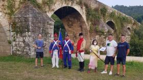 Recreación histórica de la batalla de Ponte Ledesma