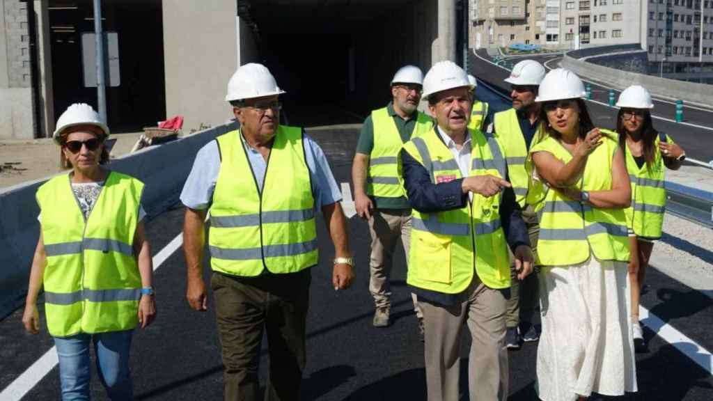 Visita de Abel Caballero a la estación intermodal de Vigo.