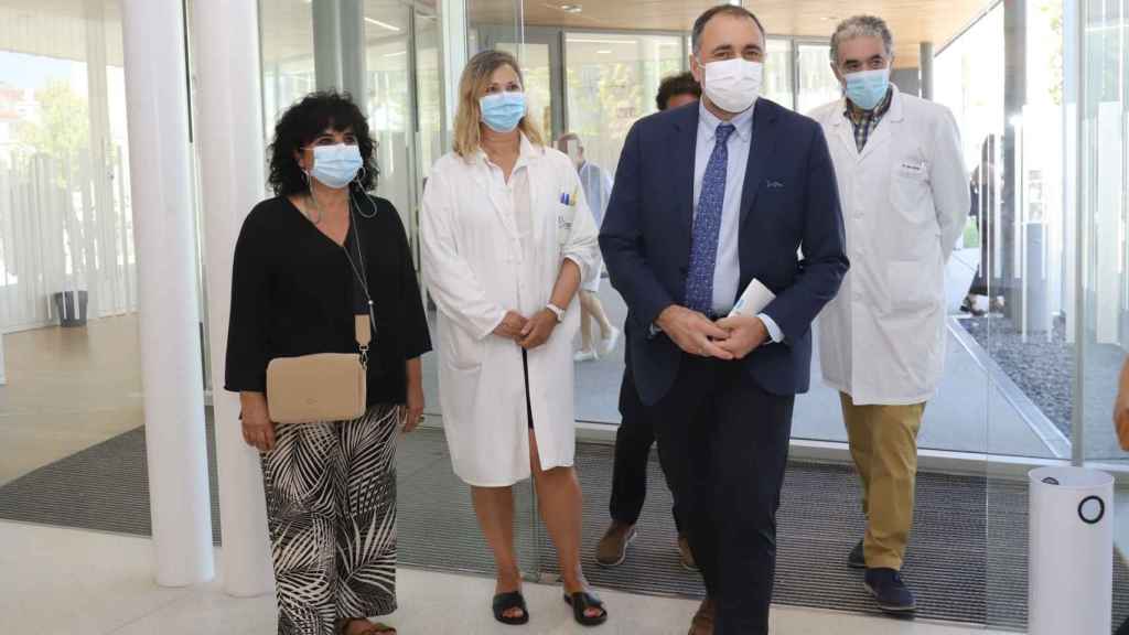 Visita del conselleiro de Sanidade al centro de salud de A Estrada.