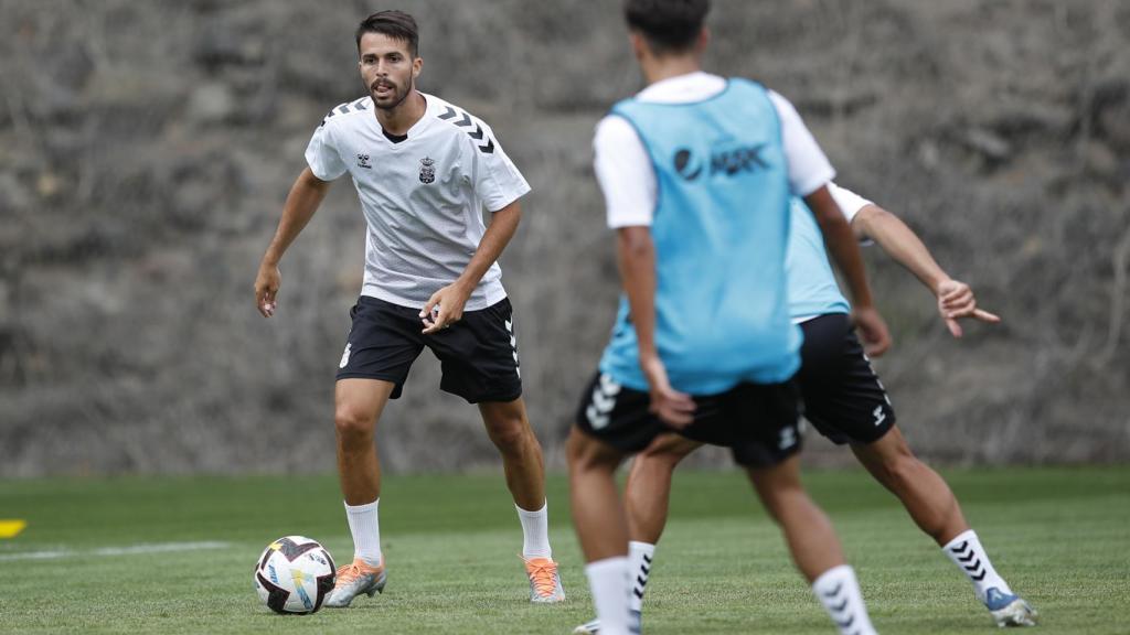 Kirian Rodríguez durante un entrenamiento