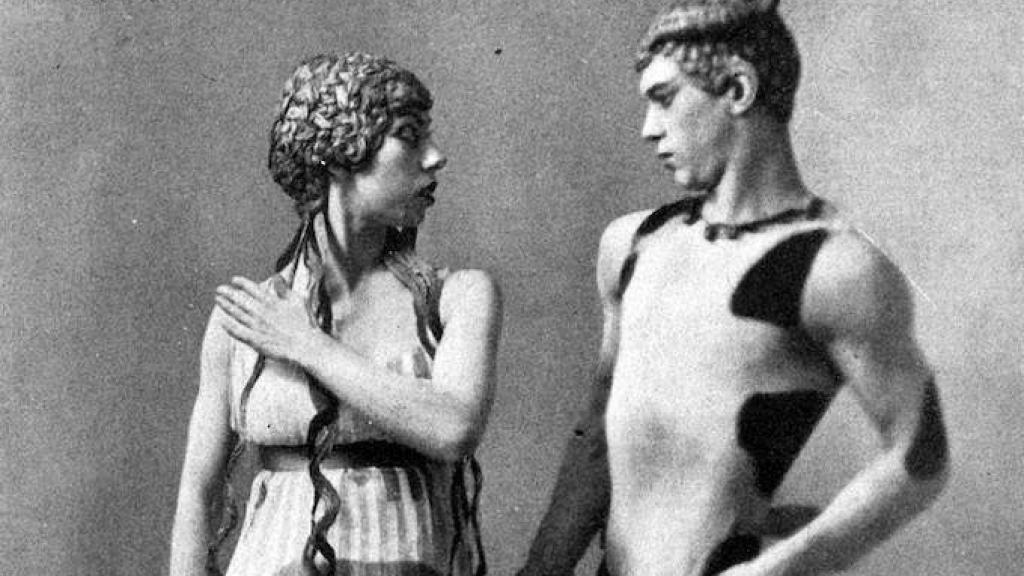 Nijinsky, en la piel del fauno rijoso que acentúa sus atributos / Adolf de Meyer