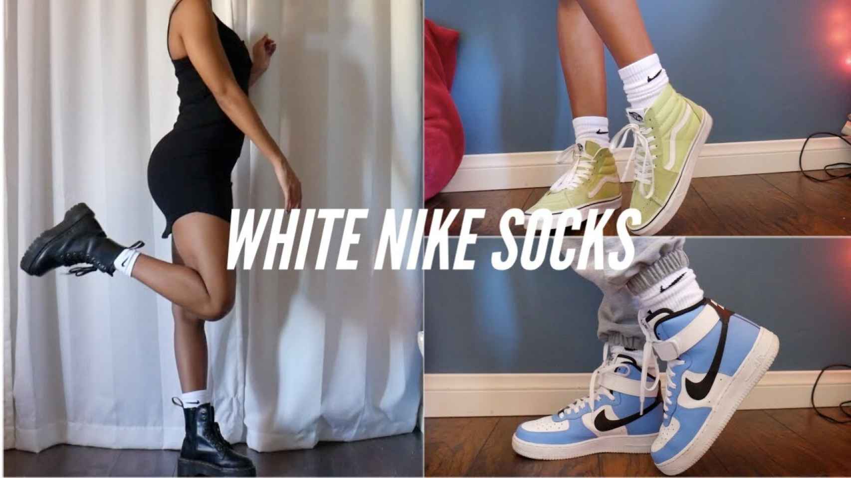 How to style white Nike socks