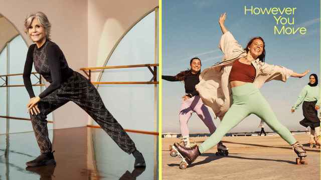 Jane Fonda en la campaña de H&M Move.