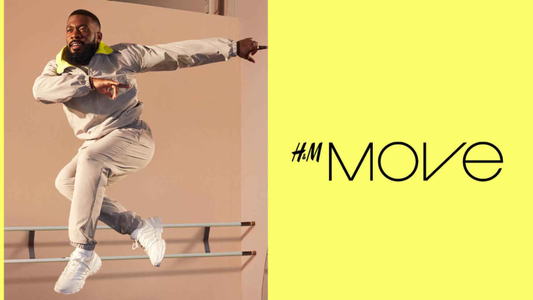JaQuel Knight en la campaña de H&M Move.