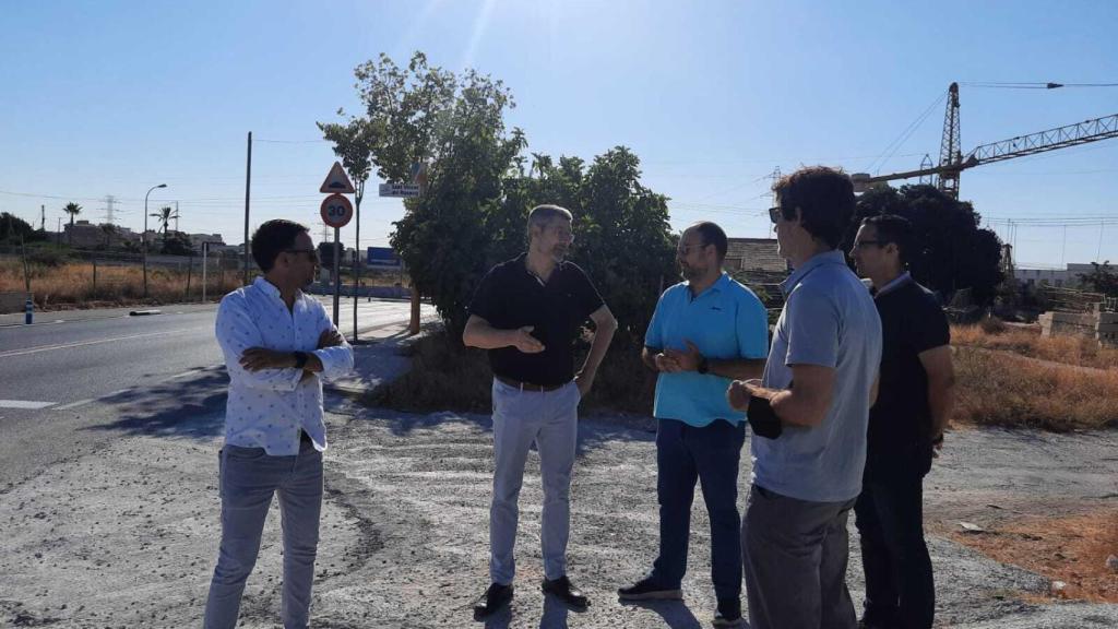 Visita obras en San Vicente del Raspeig.