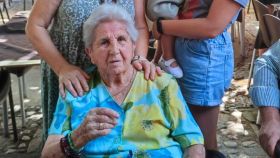 Ángela Mateos cumple 100 años en Candeleda