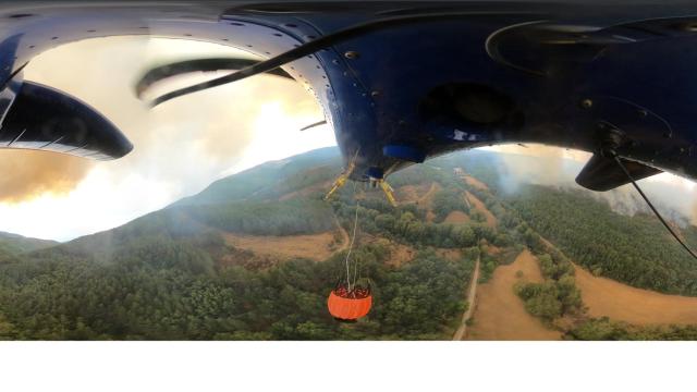 Incendio en Pineda de la Sierra