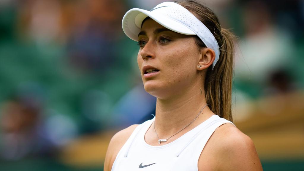 Paula Badosa durante su participación en Wimbledon