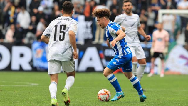 Mario Soriano en un lance del partido ante el Dux de la temporada pasada.