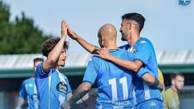 El Deportivo goleó a la Ponferradina en un amistoso disputado en Vilalba.