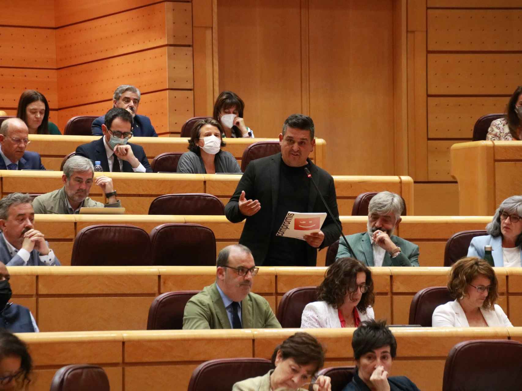 El senador Carles Mulet, en una imagen reciente en el Senado.