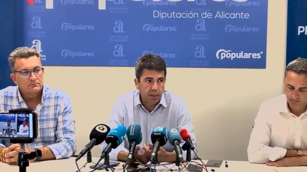 El presidente de la Diputación de Alicante, el 'popular' Carlos Mazón.