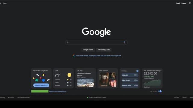 Este es el nuevo Google.com, la simplicidad muere gracias a los widgets