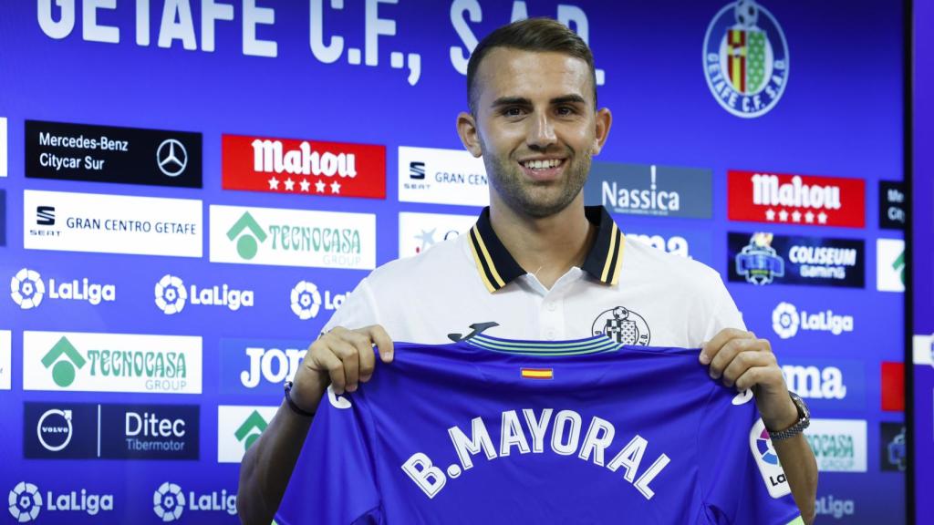 Borja Mayoral, presentado con el Getafe