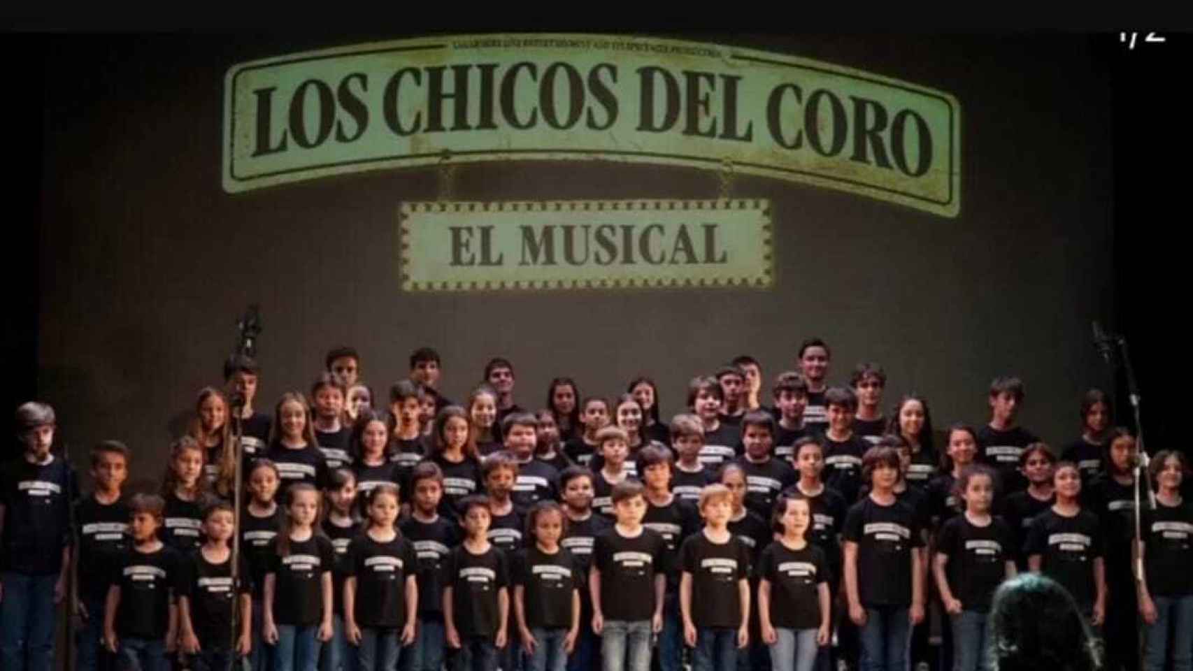 Presentación del coro del musical 'Los Chicos del Coro'