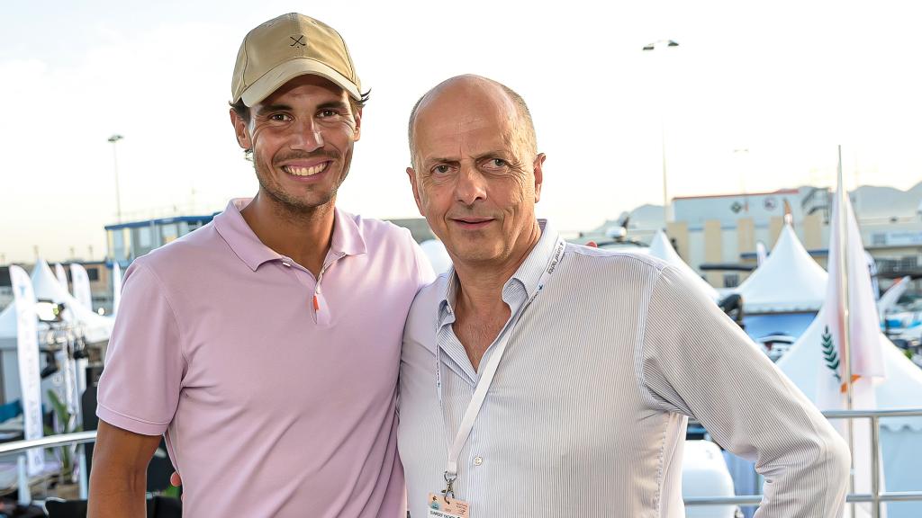 Rafa Nadal (i) y Francis Lipp (d)