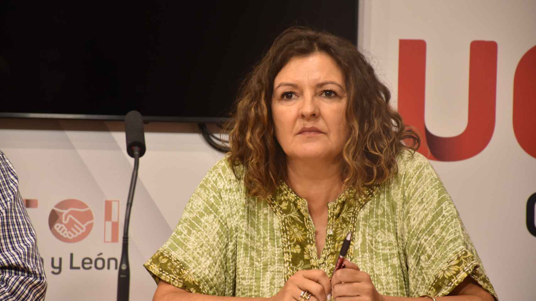 La secretaria de Políticas Sociales e Igualdad de UGT Castilla y León, Victoria Zumalacárregui, en una imagen de archivo