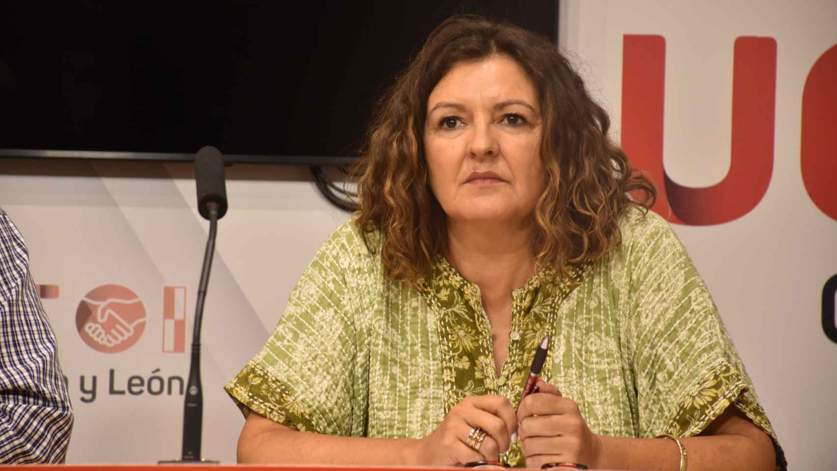 La secretaria de Políticas Sociales e Igualdad de UGT Castilla y León, Victoria Zumalacárregui, en una imagen de archivo