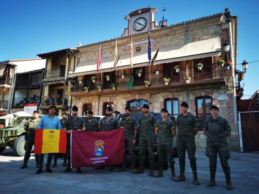 El Ejército llega a Candeleda para sumarse a la lucha contra incendios