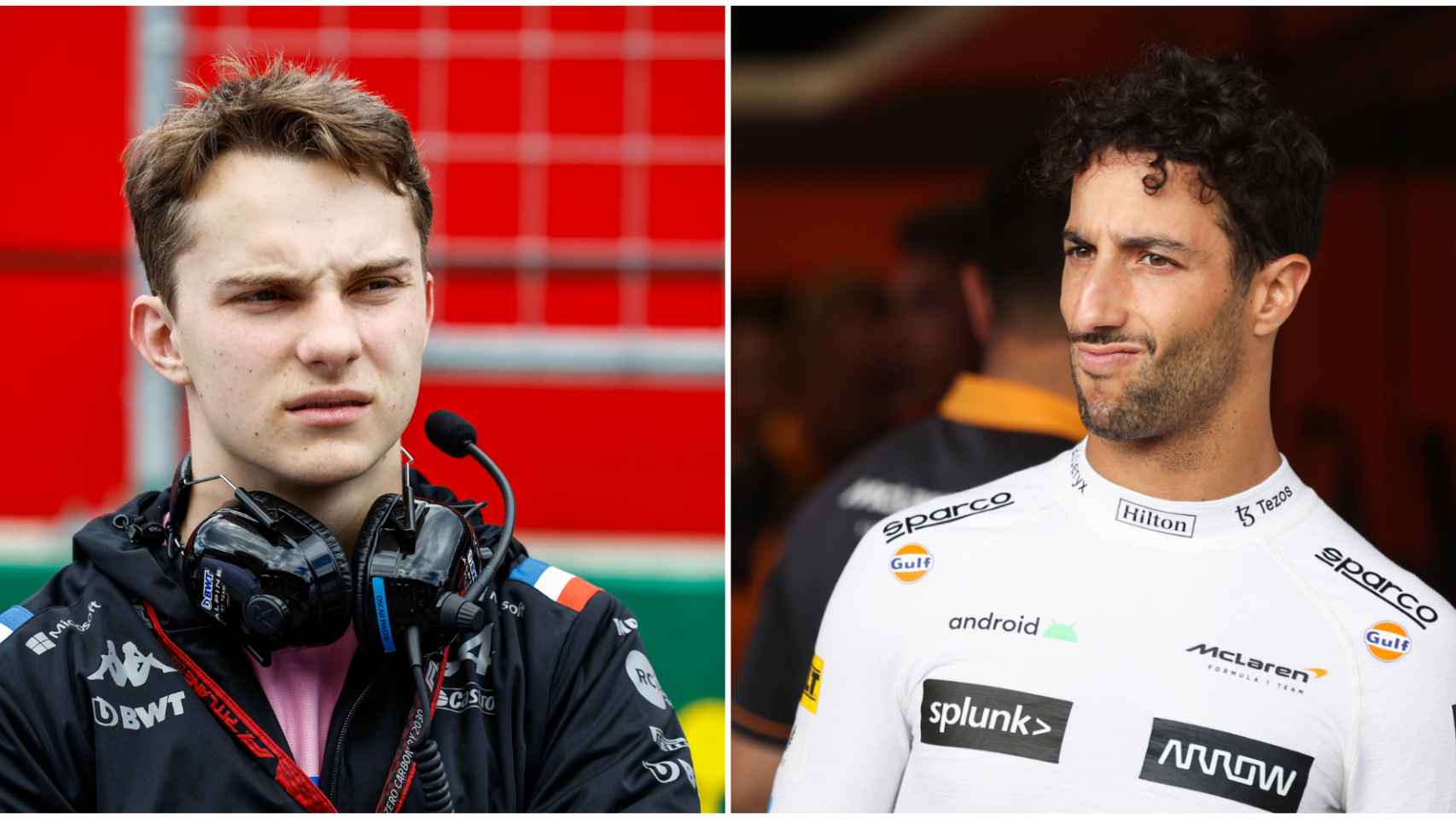 Oscar Piastri y Daniel Ricciardo