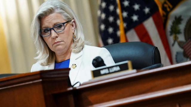 Liz Cheney en el Congreso para investigar el atentado del 6 de enero en el Capitolio.