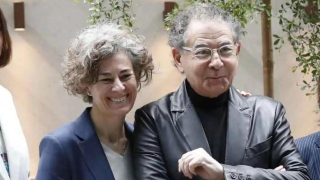 Roberto Verino junto a su hija, Cristina Mariño, en una imagen de archivo.