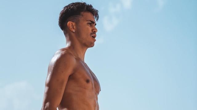 Reinier se entrena durante sus vacaciones