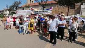 Reivindicación en Faramontanos de Tábara contra las macrogranjas