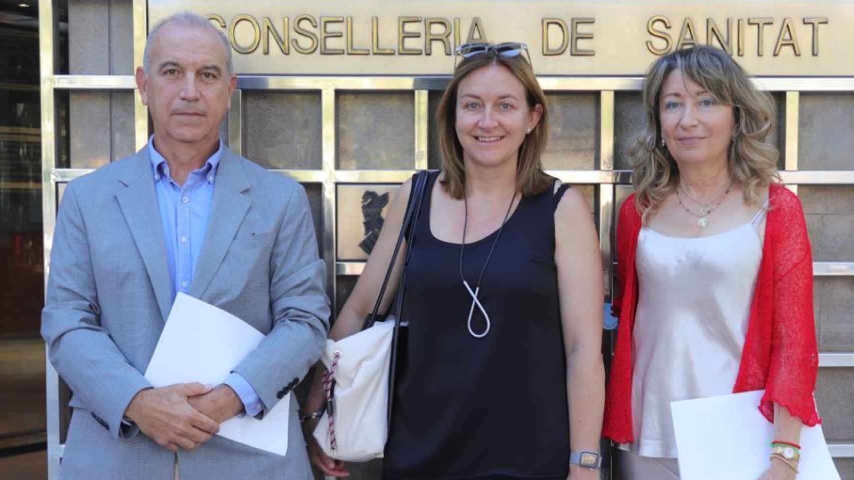 Los presidentes de los Colegios Médicos de las tres provincias de la Comunidad Valenciana.