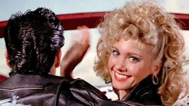 Olivia Newton-John en una escena de 'Grease'.