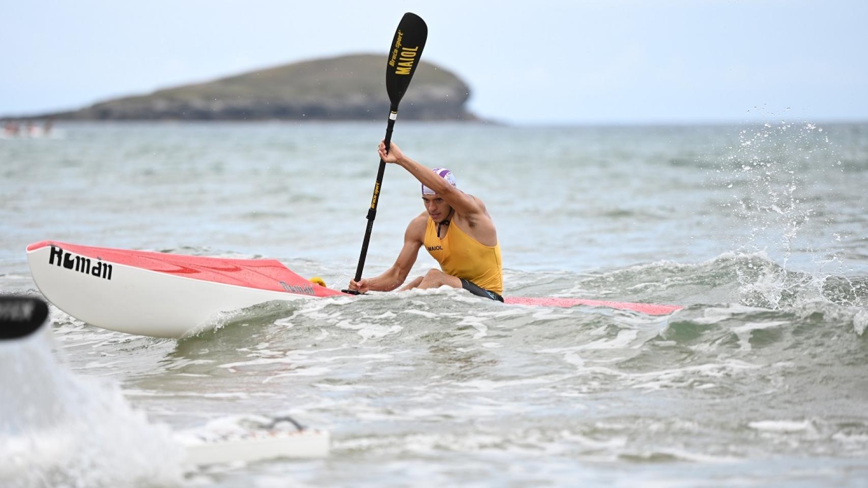 Imagen de la competición de la Copa de España de Playa de Salvamento y Socorrismo