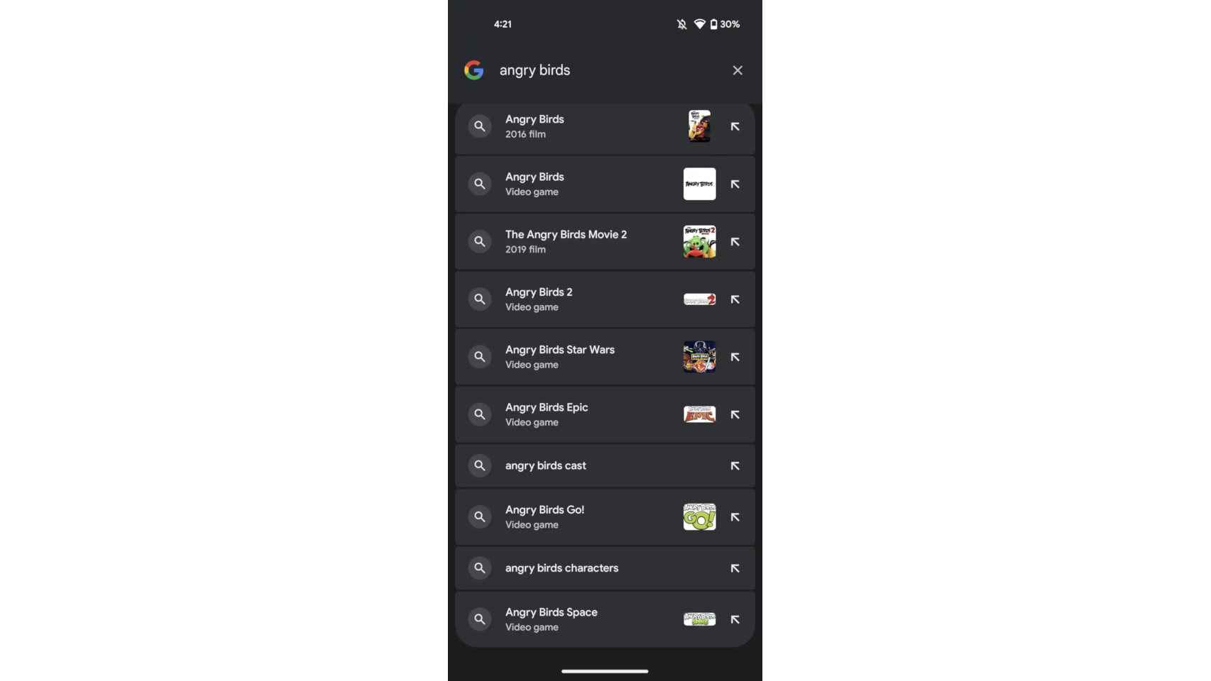 Nueva barra de búsqueda en Android 13 Beta