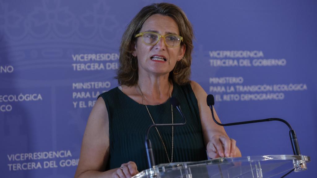 La vicepresidenta tercera del Gobierno y ministra para la Transición Ecológica y el Reto Demográfico, Teresa Ribera.