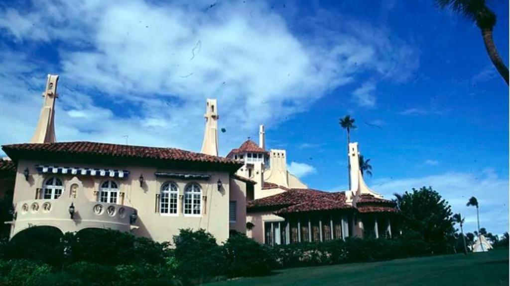 Imagen de la casa de Trump en Mar-a-Lago.